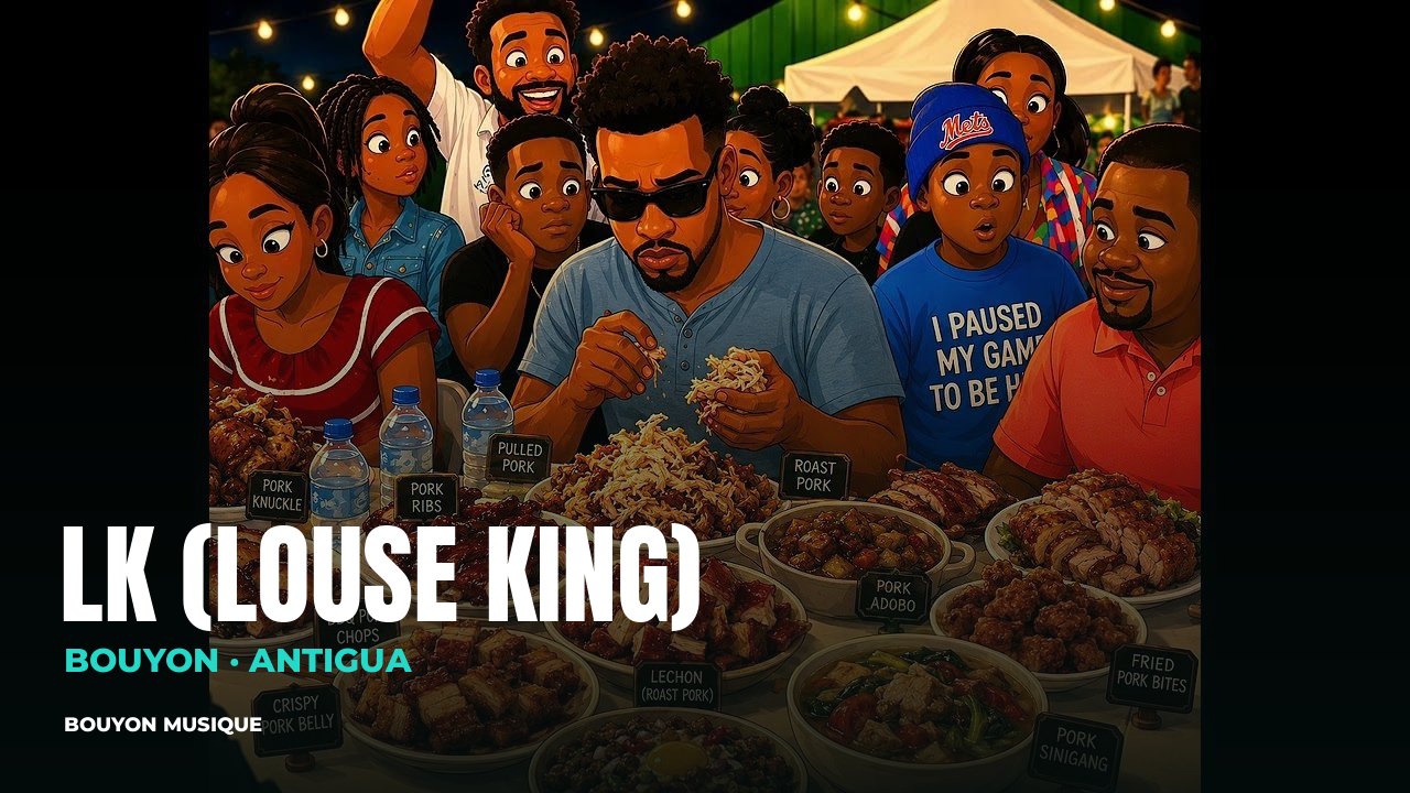 LK (Louse King), bouyon artist from Antigua: still from the video “LK - PORK NF (Antigua Bouyon 2026)” · LK (Louse King) · bouyon · bouyon music · musique bouyon · LK (Louse King) bouyon · LK (Louse King) music · LK (Louse King) musique · LK (Louse King) photo · LK (Louse King) photos · LK (Louse King) picture · LK (Louse King) images · LK (Louse King) artiste · LK (Louse King) artist · Antigua · LK (Louse King) Antigua · bouyon Antigua