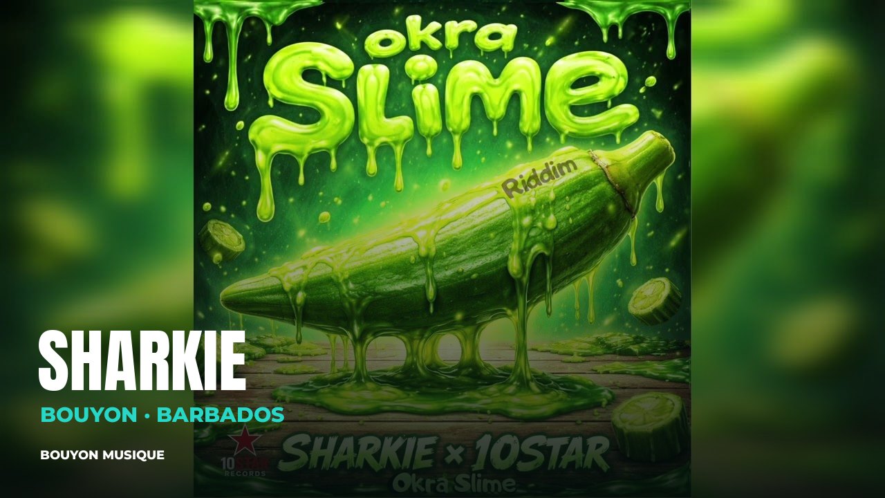 Sharkie, bouyon artist from Barbados: still from the video “Sharkie - Okra Slime ( Okra Slime Riddim ) Official Audio [ Barbados Bouyon 2026 ]” · Sharkie · bouyon · bouyon music · musique bouyon · Sharkie bouyon · Sharkie music · Sharkie musique · Sharkie photo · Sharkie photos · Sharkie picture · Sharkie images · Sharkie artiste · Sharkie artist · Barbade · Sharkie Barbade · bouyon Barbade