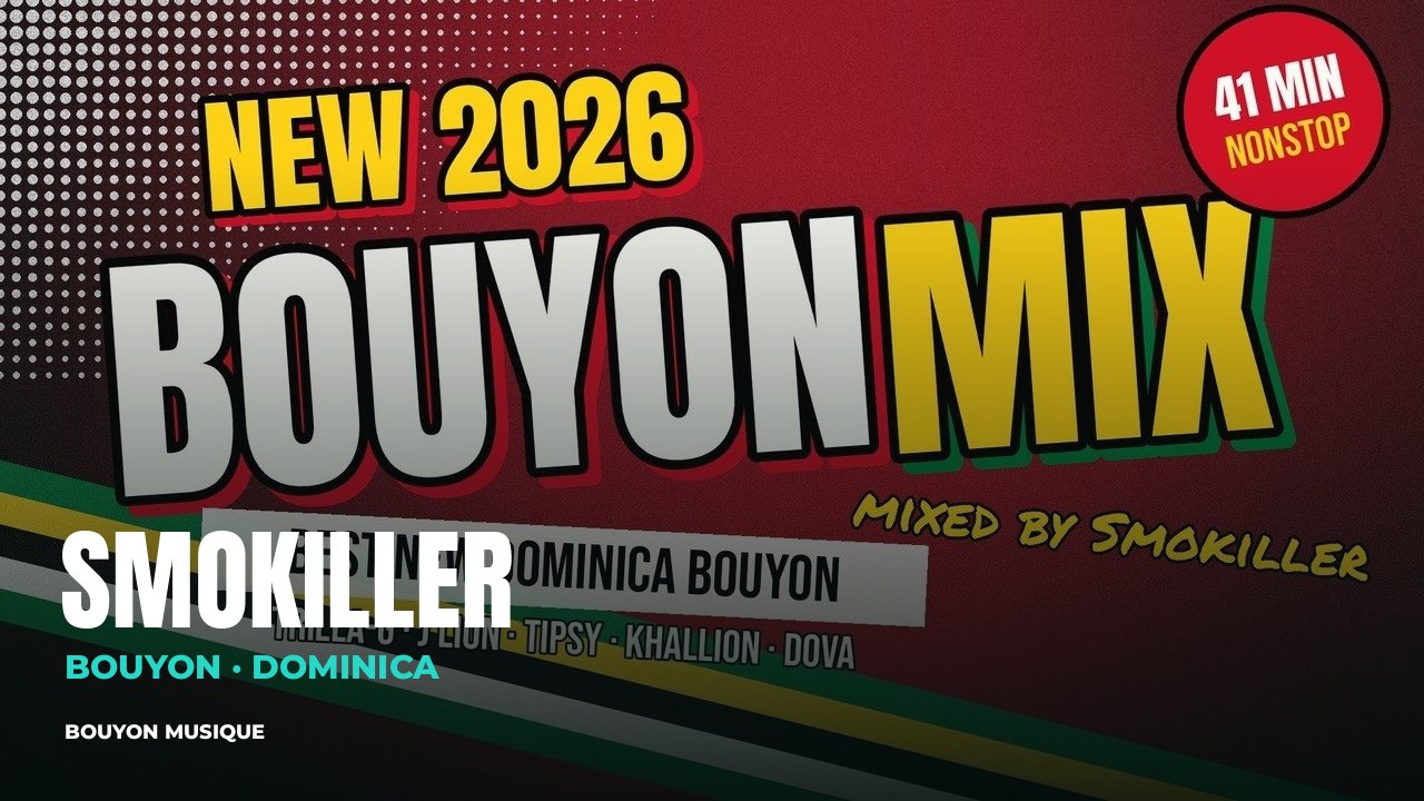 Smokiller, bouyon artist from Dominica: still from the video “Bouyon Music 2026 Mix 🇩🇲 Best New Bouyon Songs Vol. 1 | Trilla-G, J Lion, Tipsy, Khallion, DOVA” · Smokiller · bouyon · bouyon music · musique bouyon · Smokiller bouyon · Smokiller music · Smokiller musique · Smokiller photo · Smokiller photos · Smokiller picture · Smokiller images · Smokiller artiste · Smokiller artist · Dominique · Smokiller Dominique · bouyon Dominique